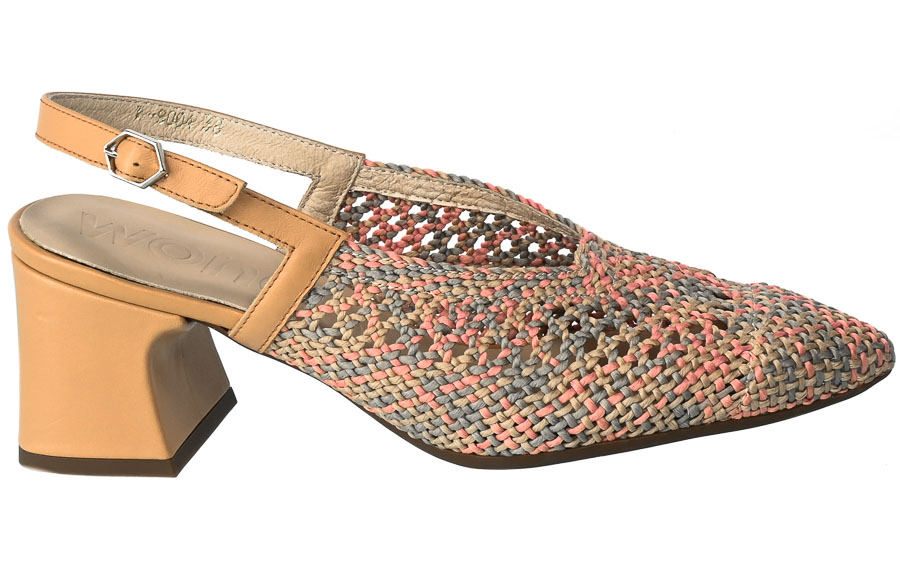 Czółenka Wonders I-9004 Trenzado 9086 Rosa Sand Iseo
