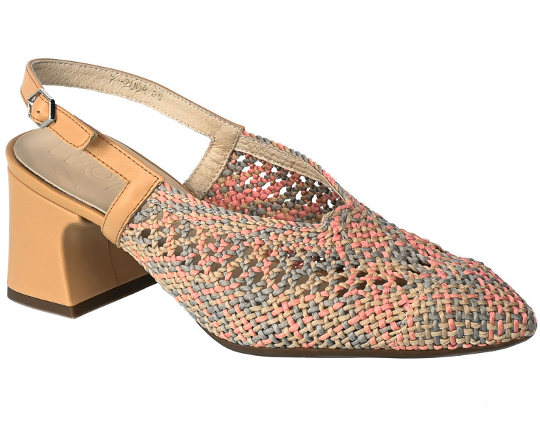Czółenka Wonders I-9004 Trenzado 9086 Rosa Sand Iseo