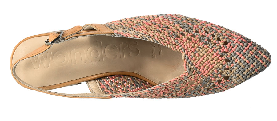 Czółenka Wonders I-9004 Trenzado 9086 Rosa Sand Iseo