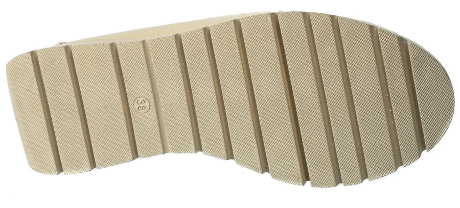 Mokasyny Lemar 10141 V.Taupe+K Beżowe Skórzane