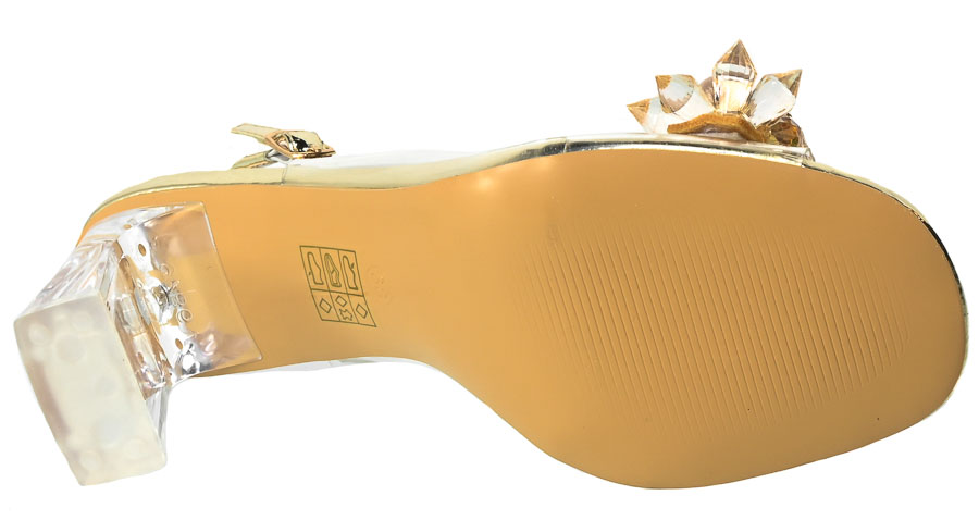 Sandały S.Barski C1 Gold Złote