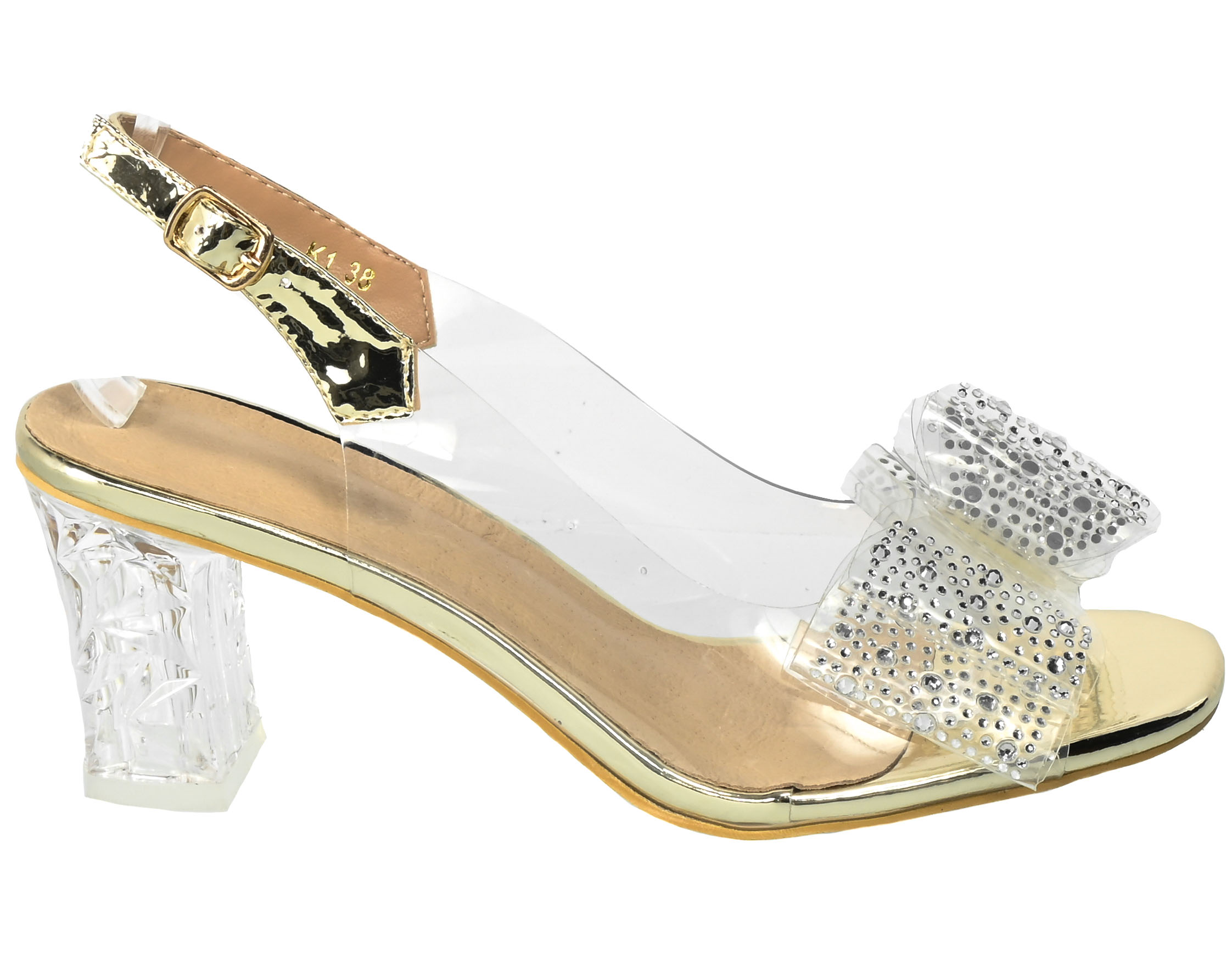 Sandały S.Barski MR-K1 L.Gold Złote