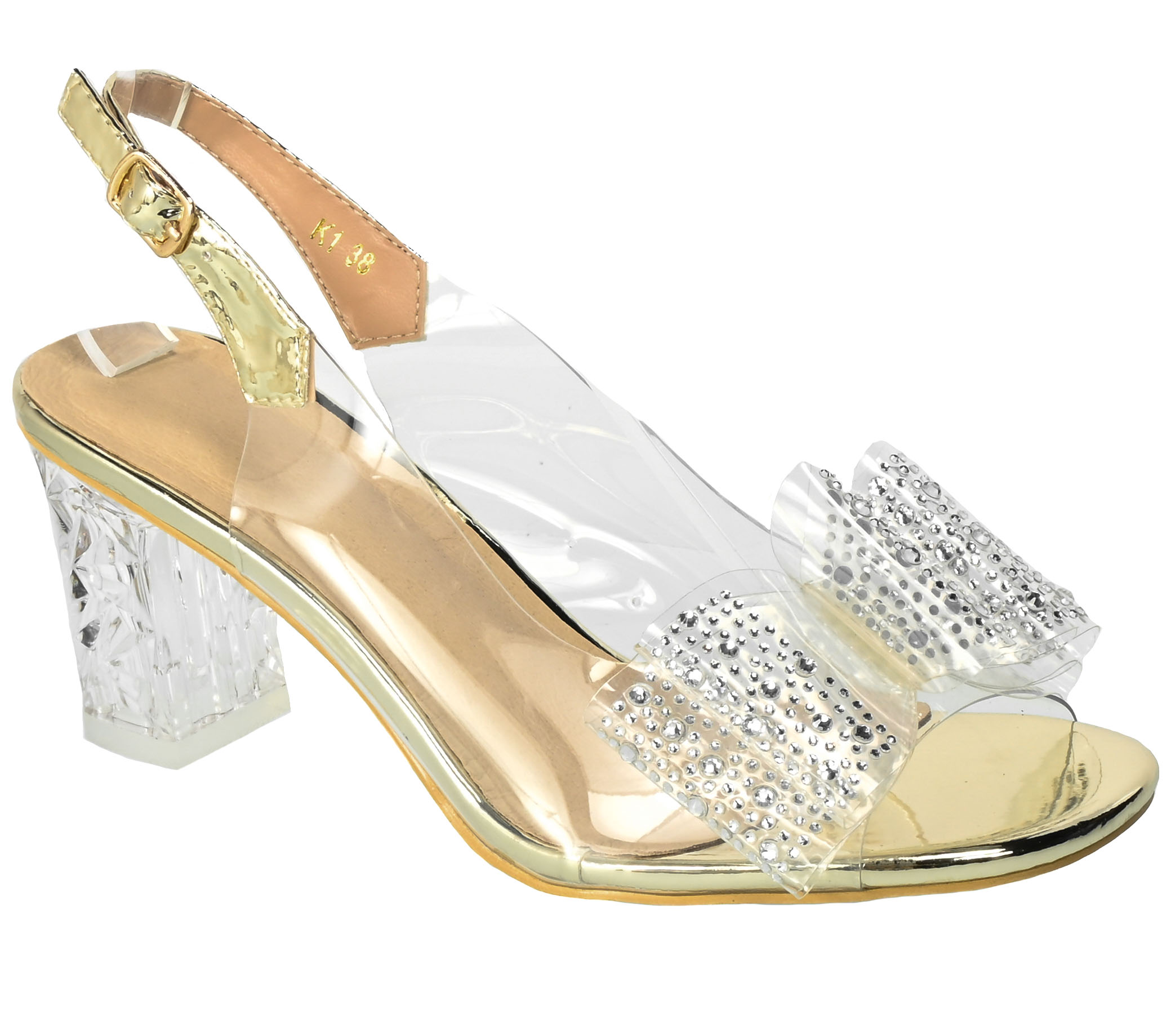 Sandały S.Barski MR-K1 L.Gold Złote