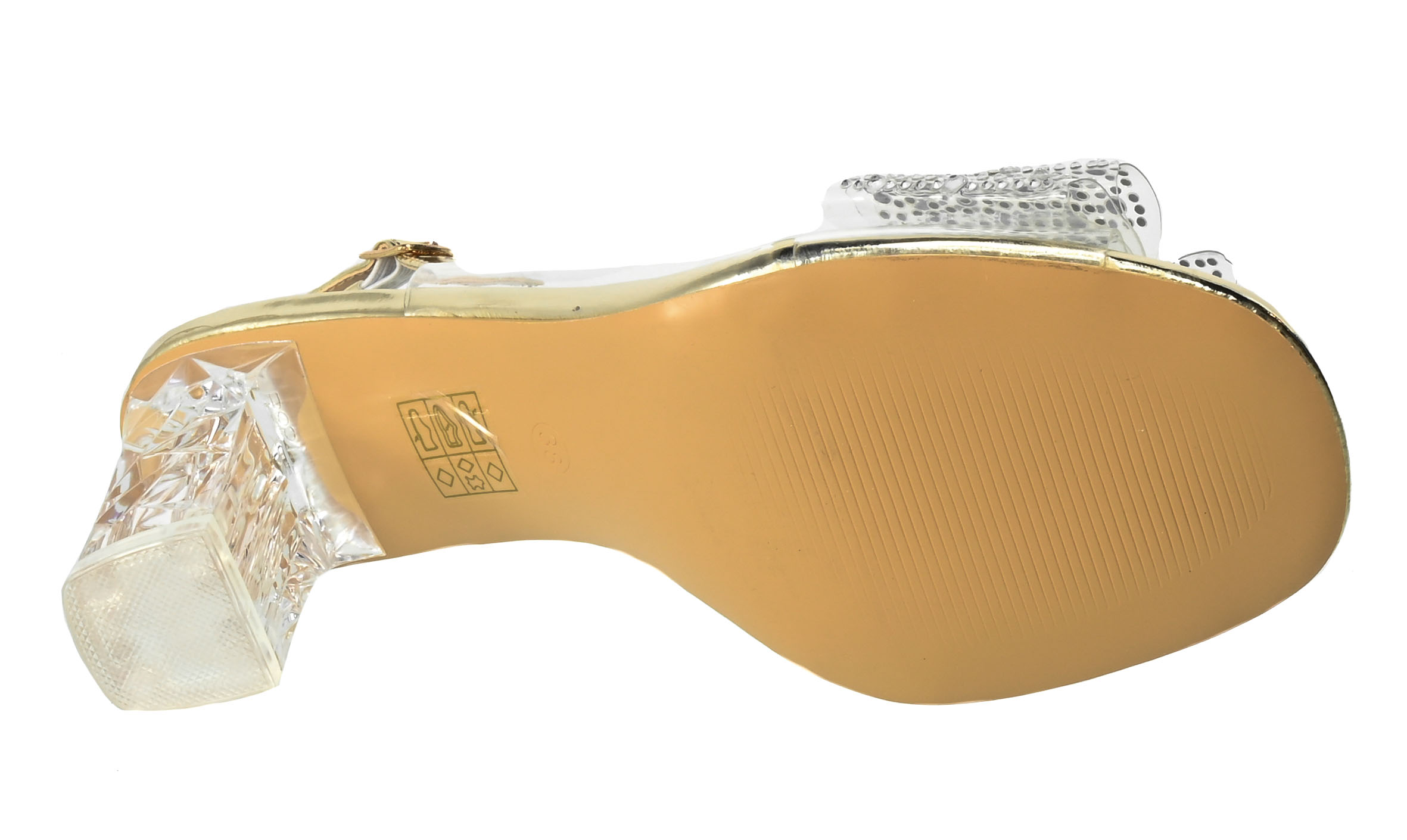 Sandały S.Barski MR-K1 L.Gold Złote