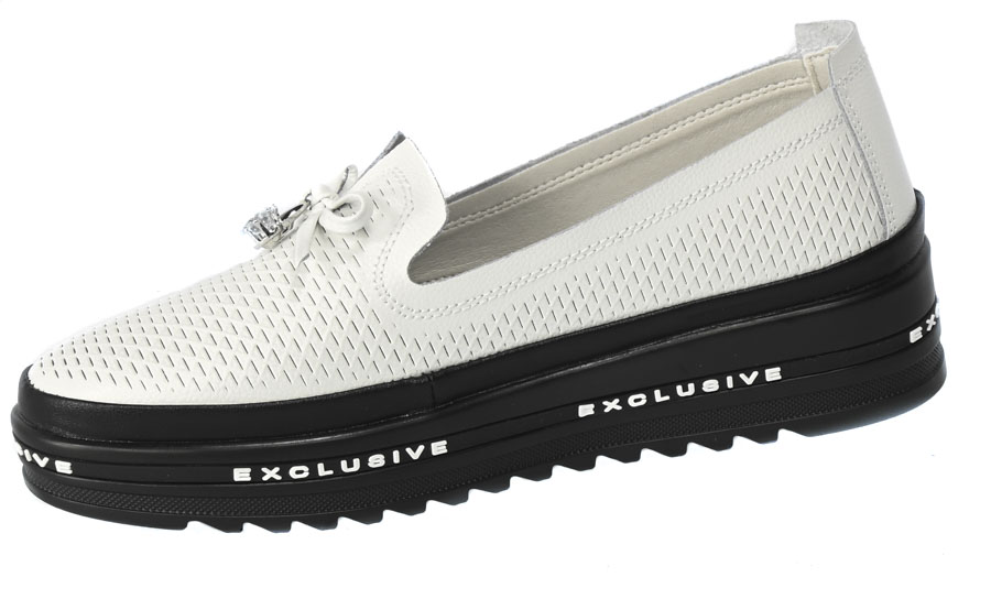 Półbuty S.Barski AL22401D White Białe