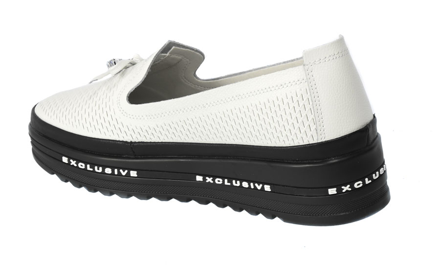 Półbuty S.Barski AL22401D White Białe