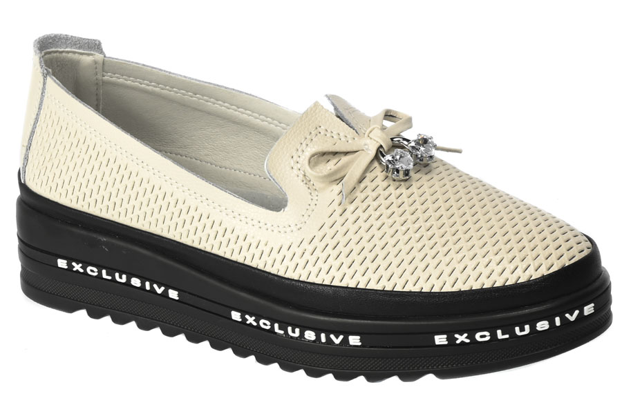 Półbuty S.Barski AL22401D Beige Beżowe