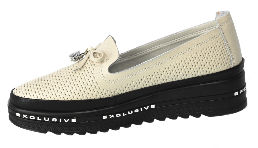 Półbuty S.Barski AL22401D Beige Beżowe