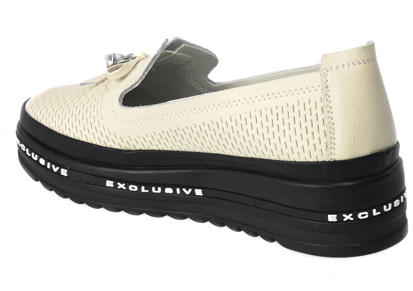 Półbuty S.Barski AL22401D Beige Beżowe