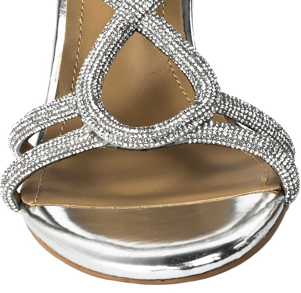 Ekskluzywne Sandały Bibi Lou 598Z17VK Plata Silver Srebrne