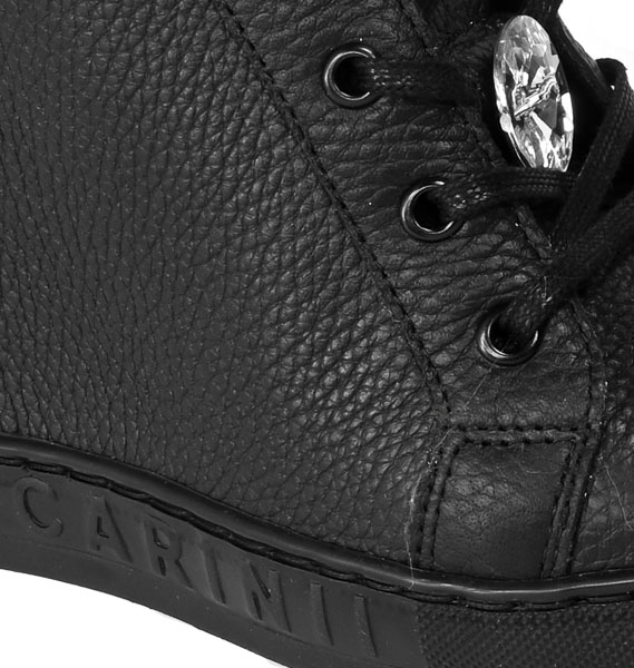 Sneakersy Carinii B9046-J23-J28-B88 Czarne Skóra