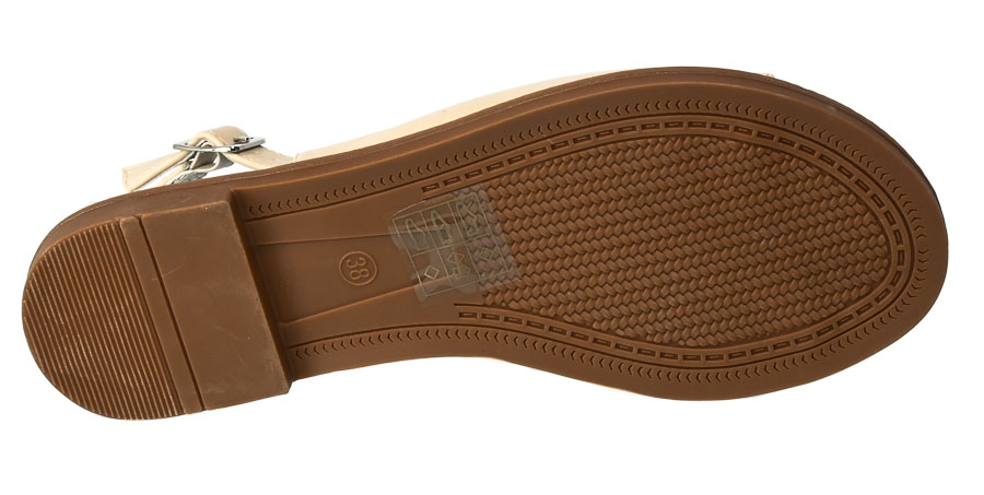 Sandały Skotnicki S-3-0634 Beige Beżowe