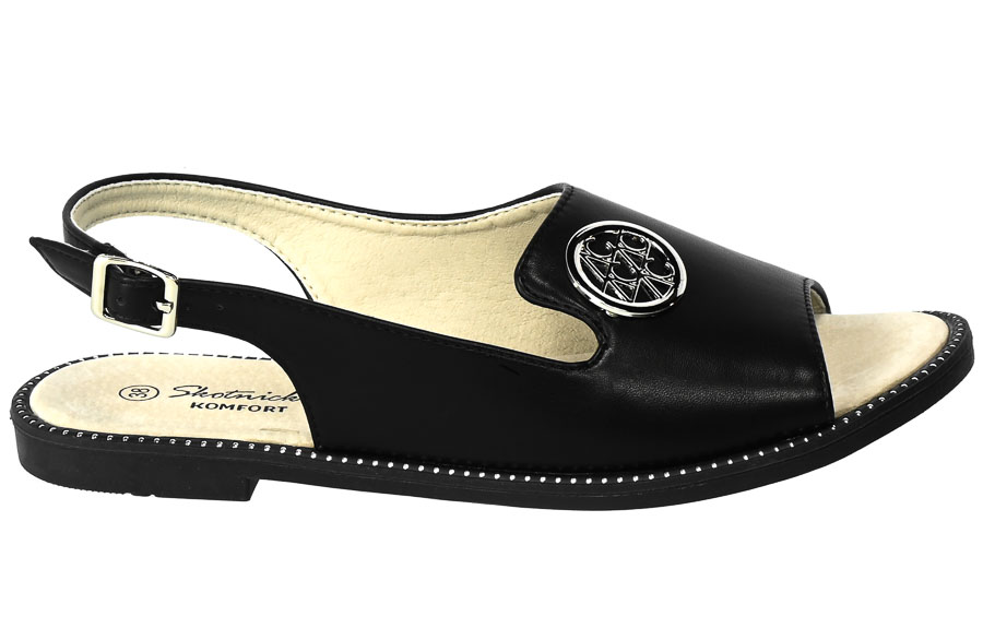 Sandały Skotnicki S-3-0634 Black Czarne