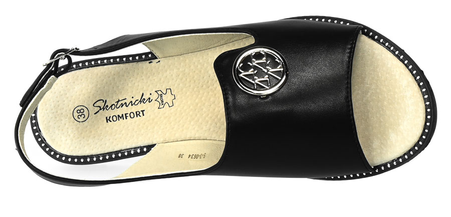 Sandały Skotnicki S-3-0634 Black Czarne
