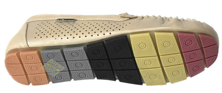 Mokasyny Skotnicki KL-3-0595 Beige Beżowe
