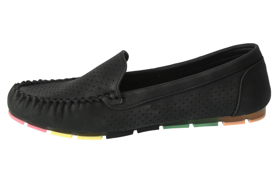 Mokasyny Skotnicki KL-3-0595 Black Czarne