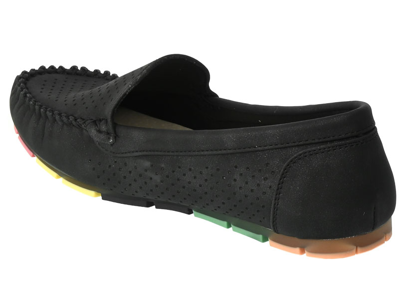 Mokasyny Skotnicki KL-3-0595 Black Czarne