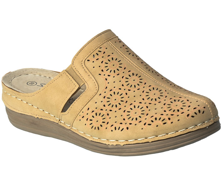 Klapki Skotnicki KL-3-0641 Beige Beżowe