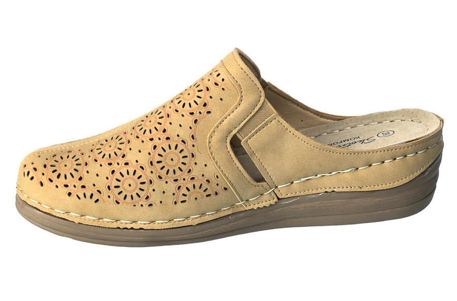 Klapki Skotnicki KL-3-0641 Beige Beżowe