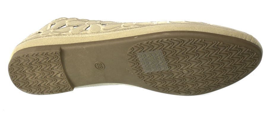 Półbuty Letnie Skotnicki P-3-0568A Beige Beżowe