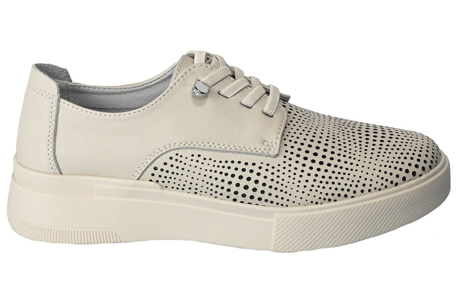 Sneakersy Filippo DP4405-23 Skórzane Beżowe