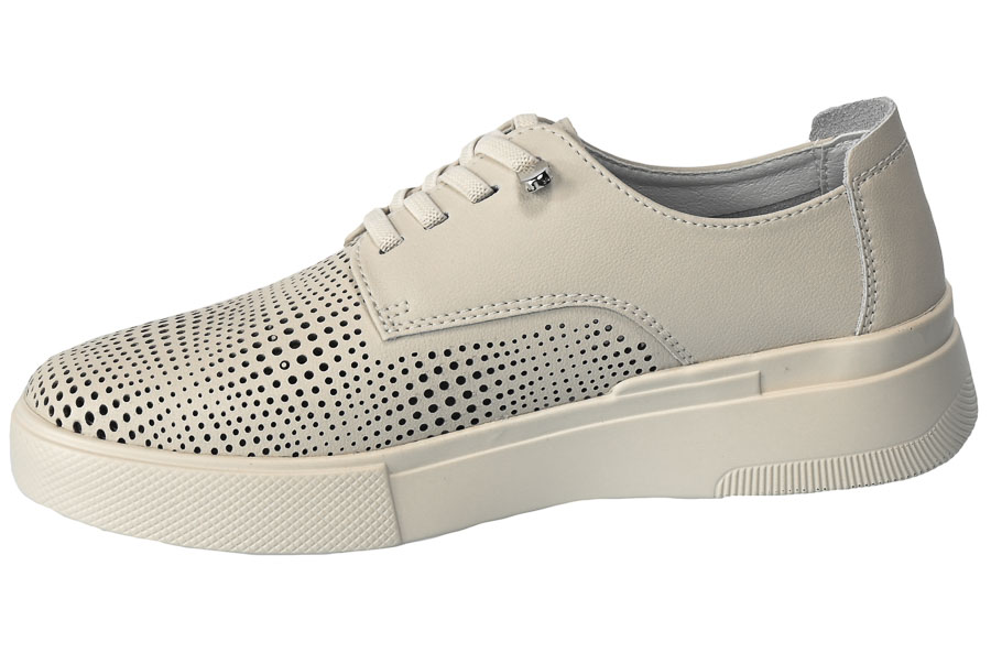 Sneakersy Filippo DP4405-23 Skórzane Beżowe