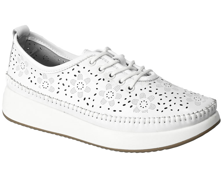 Espadryle Filippo DP4606-23 Skórzane Białe