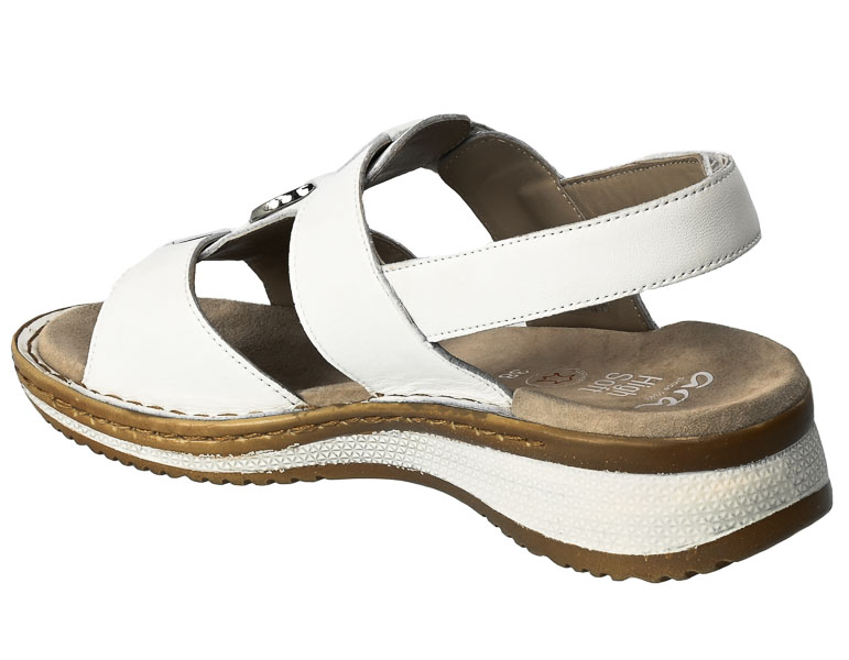 Sandały Ara 12-29001-04 Nappasoft Weiss Białe skórzane