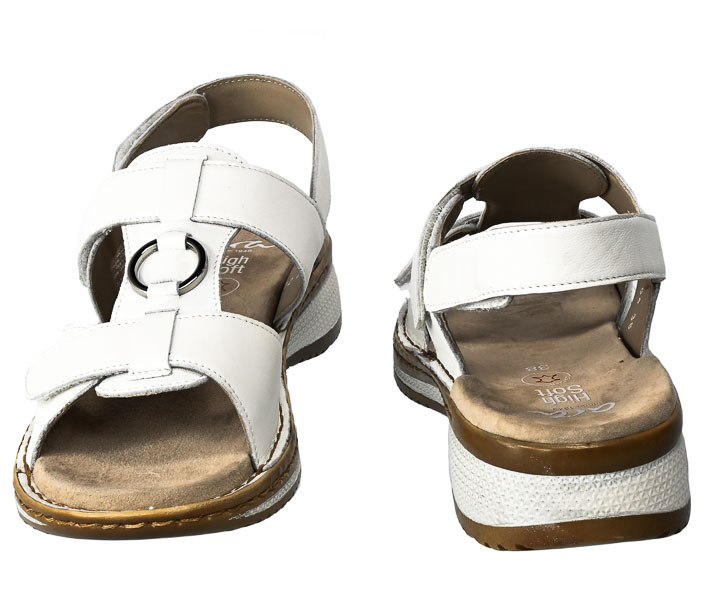 Sandały Ara 12-29001-04 Nappasoft Weiss Białe skórzane