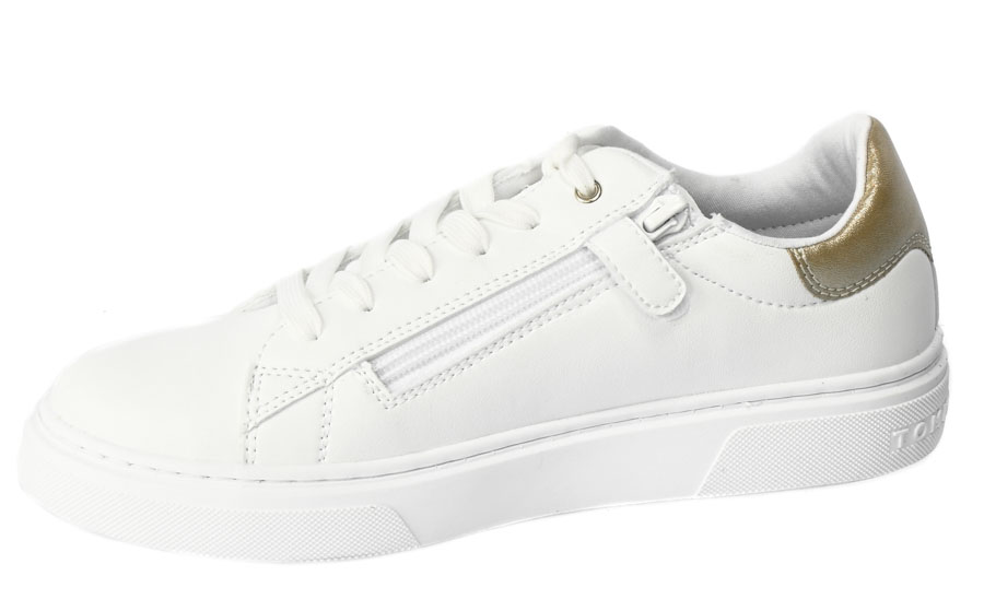 Sneakersy Tommy Hilfiger T3A9-32703-1355X048 White Plat Białe