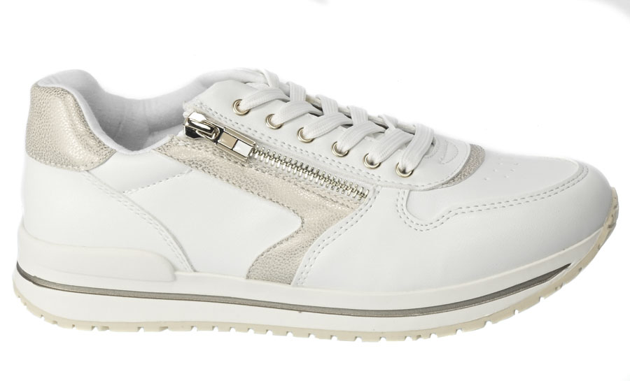 Sneakersy Tommy Hilfiger T3A9-32731-1355X048 White Plat Białe