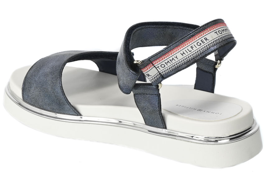Sandały Tommy Hilfiger T3A2-32760-0568800 Blue Niebieskie