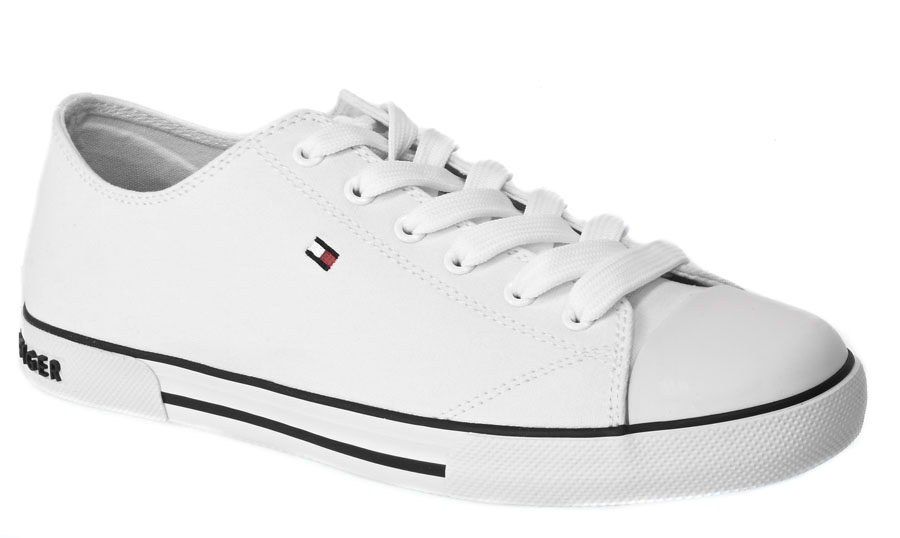 Półtrampki Tommy Hilfiger T3X4-32207-0890100 White Białe