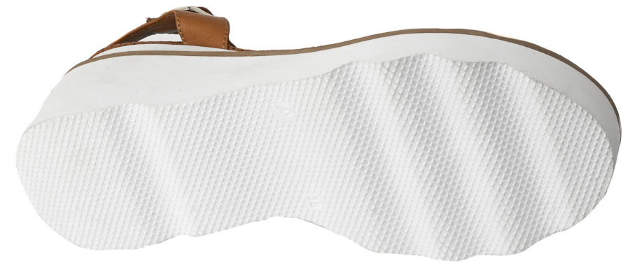 Sandały Loretta Vitale 3303 White Białe Skórzane