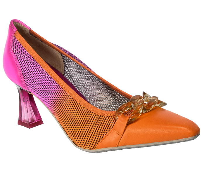 Czółenka Letnie Hispanitas BHV232742 Dalia-V23 Pink Papaya 