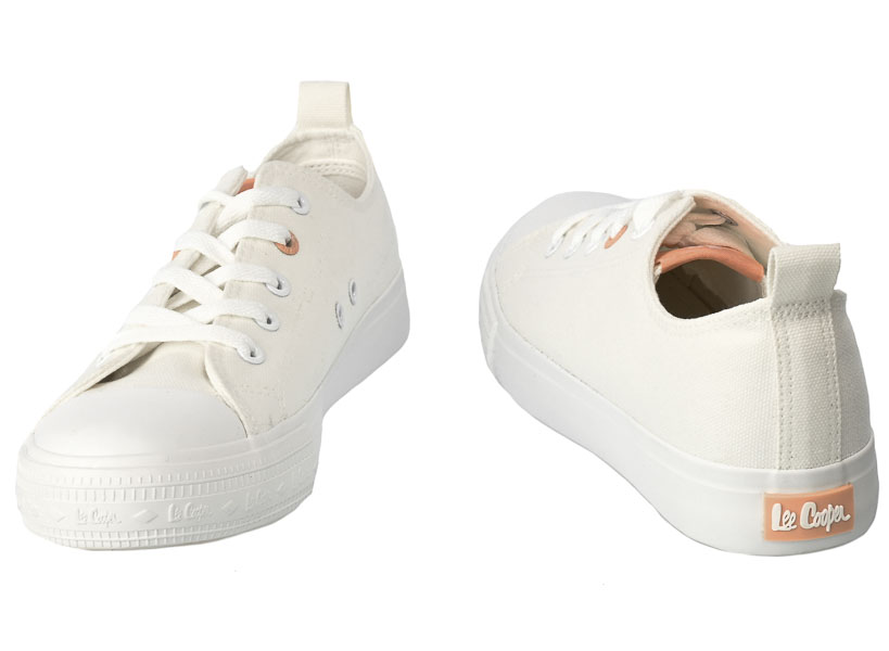 Trampki Lee Cooper LCW 22-31-0911L White Białe