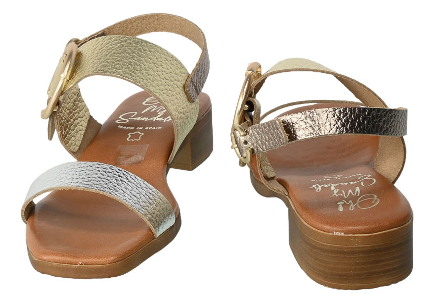 Sandały Oh My Sandals 5170 DoyaCava Combi Skórzane