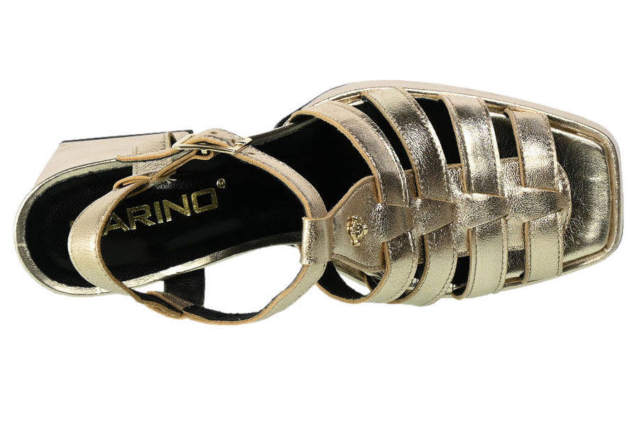 Sandały Karino 4550-074 Złote Skórzane