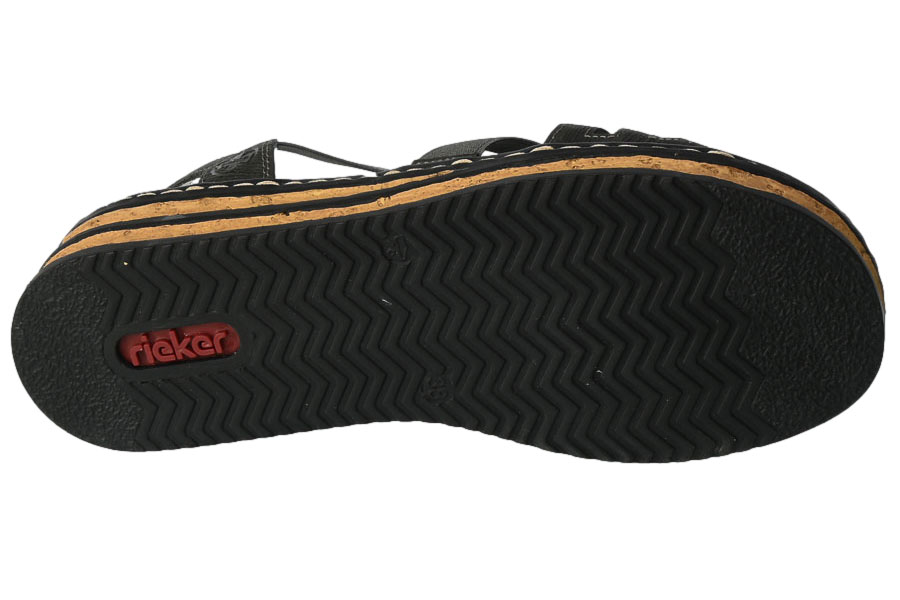 Sandały Rieker 62949-45 Grey Szare