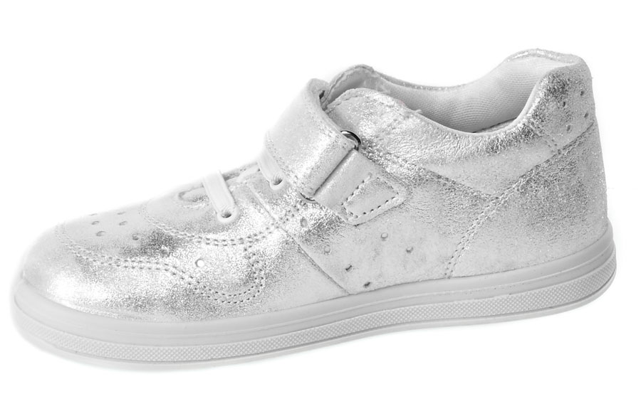 Półbuty Primigi 3853600 Skórzane Capra Per/Nuv.Bianco R.21-29