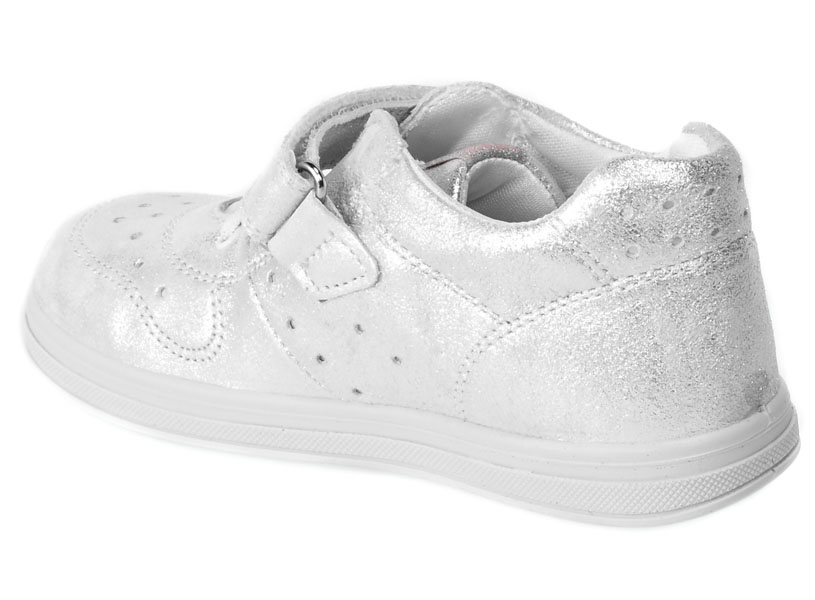 Półbuty Primigi 3853600 Skórzane Capra Per/Nuv.Bianco R.21-29