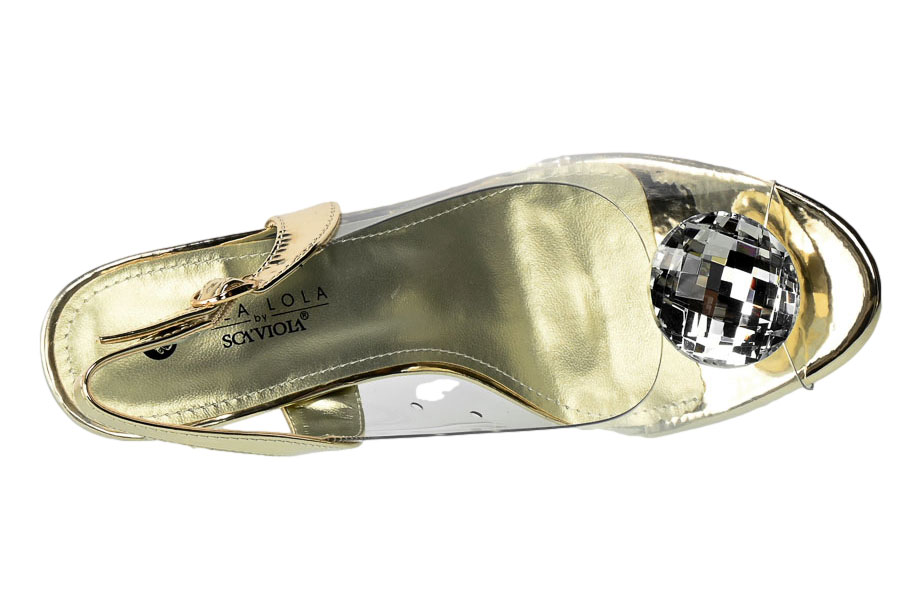 Sandały Sca'viola G-17 Gold Złote TR