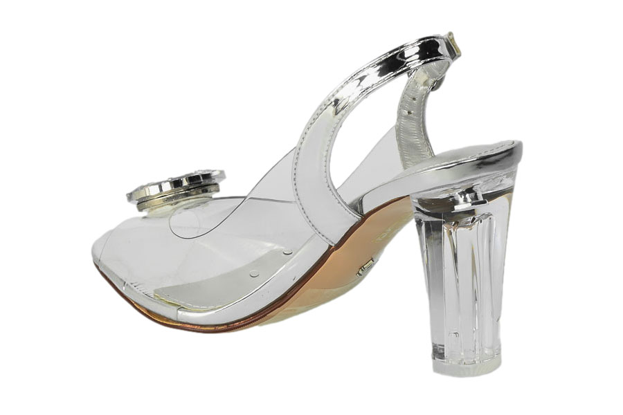 Sandały Sca'viola G-17 Silver Srebro_TN