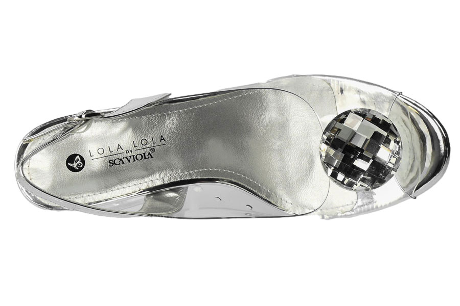 Sandały Sca'viola G-17 Silver Srebro_TN