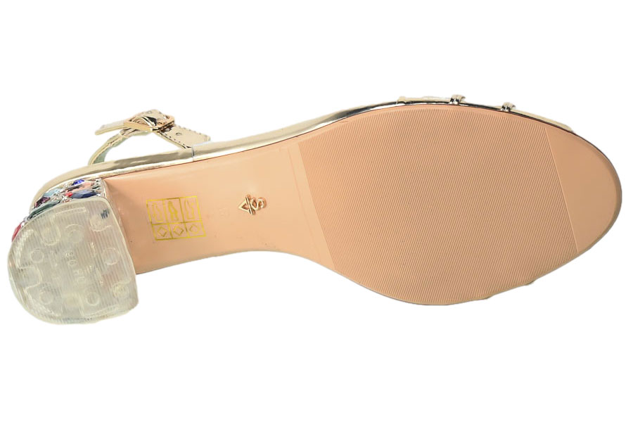 Sandały Sca'viola G-25 Gold Złoty TN