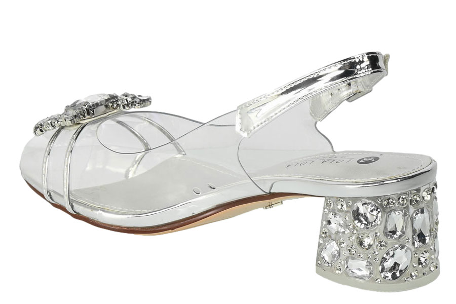 Sandały Sca'viola G-25 Silver Srebrny TN