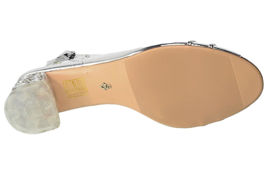 Sandały Sca'viola G-25 Silver Srebrny TN