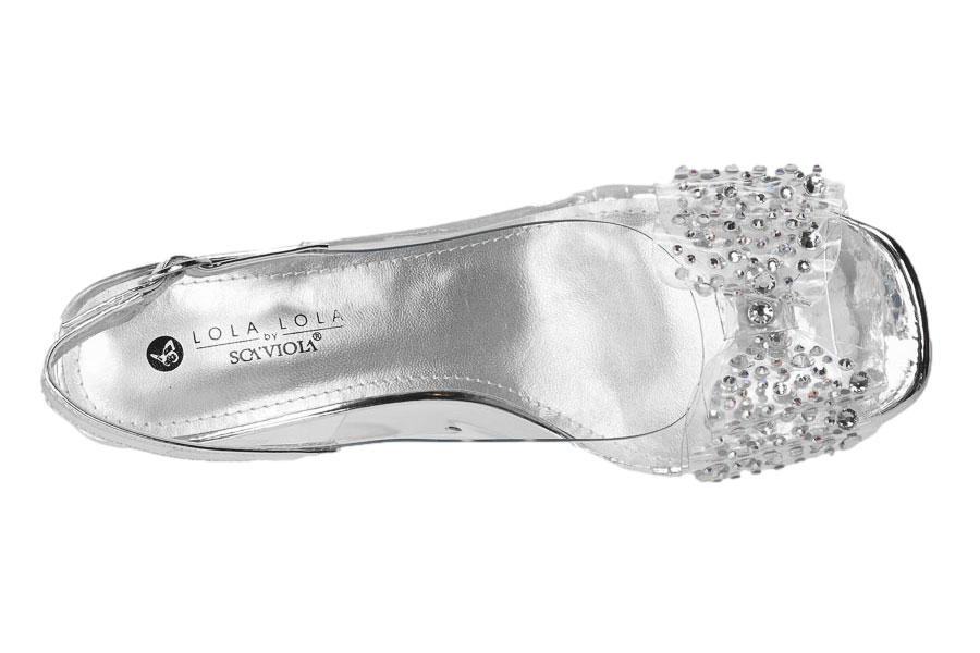 Sandały Sca'viola G-60 Silver Srebrny TN