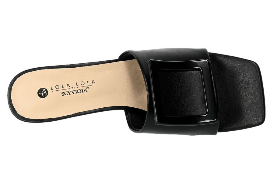 Klapki Sca'viola S-134 Black Czarne