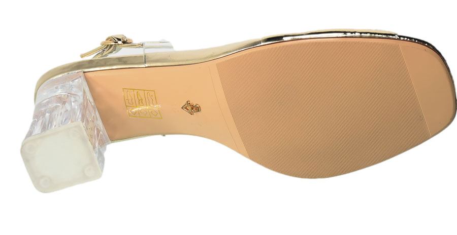 Sandały Sca'viola S-169 Gold Złote